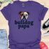 Bulldog Papa - V4 - Bold Graphic T-Shirt